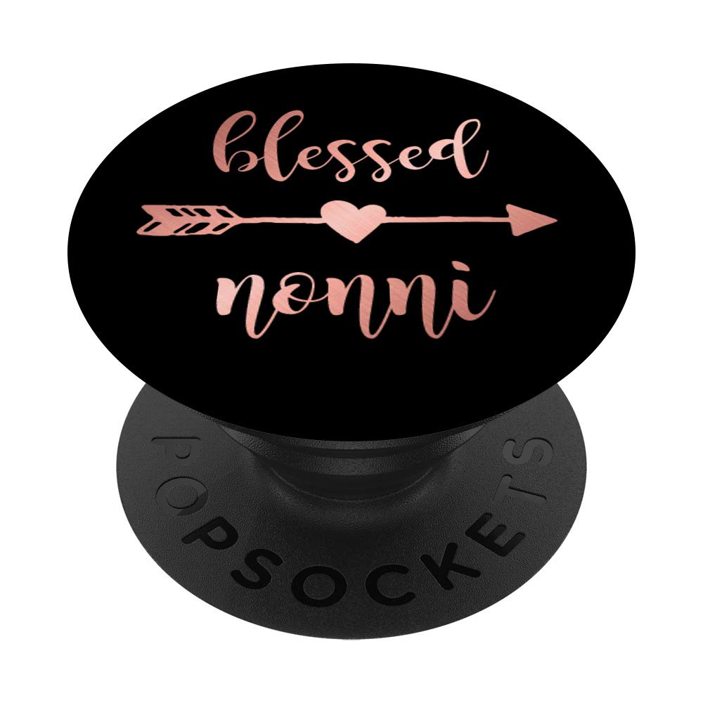 Amazon.com: Blessed Nonni Pink Black Arrow Heart Great