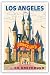 Los Angeles California - Disneyland - Go Greyhound - Vintage Advertising Poster c.1950s - Master Art Print - 12in x 18in