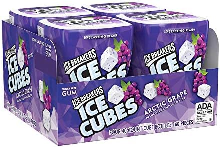 Ice Breakers Ice Cubes Arctic Grape Gum 3.4 oz., 4 ct. A1