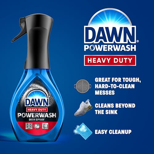 Dawn Powerwash Heavy Duty Dish Spray All-Purpose Cleaner and Degreaser, 64oz, 1 Starter Kit + 3 Refill - Image 4