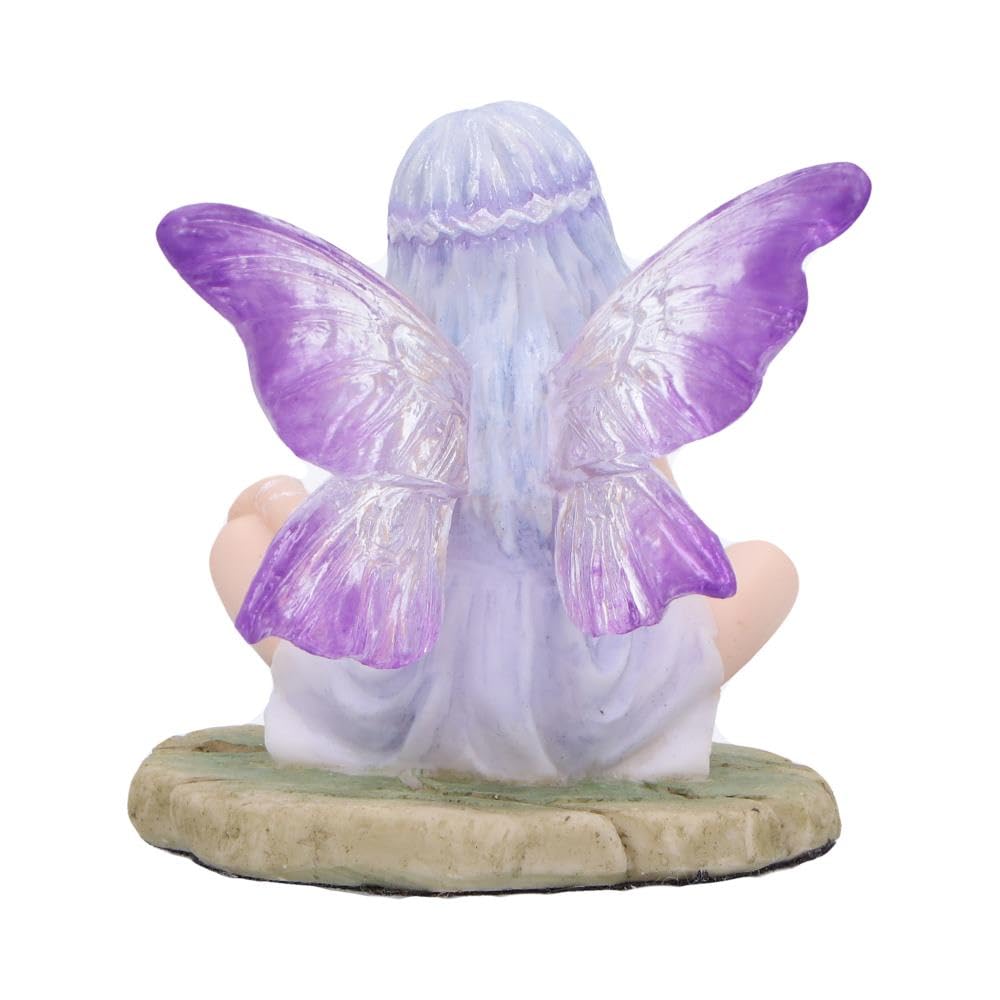 Nemesis Now Fairy Figurine, Hand-painted Decorative Statue, Decor for Garden Shelf and Home - Lila the Lavendar Fairy - Image 3