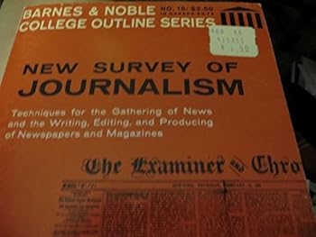 Paperback New Survey of Journalism (College Outline) Book