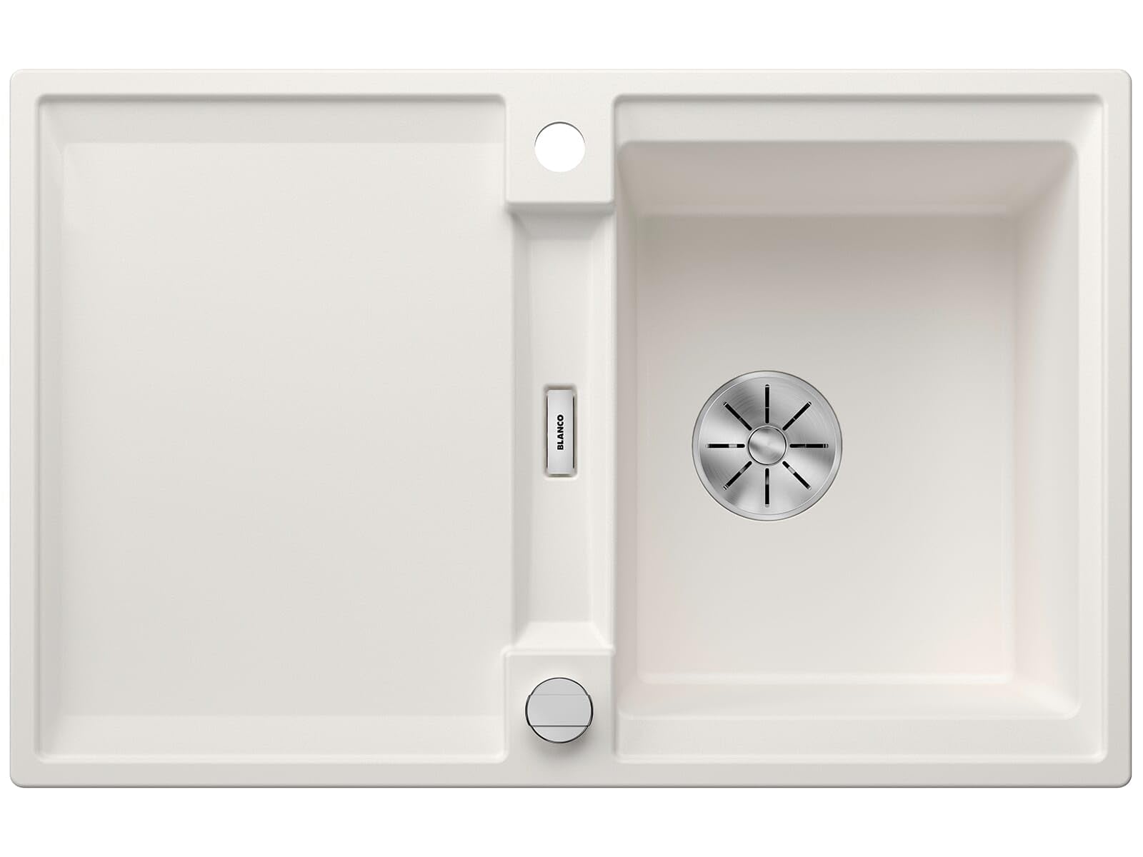 Évier en granit pour meuble 45cm BLANCO ADIRA encastrable blanc