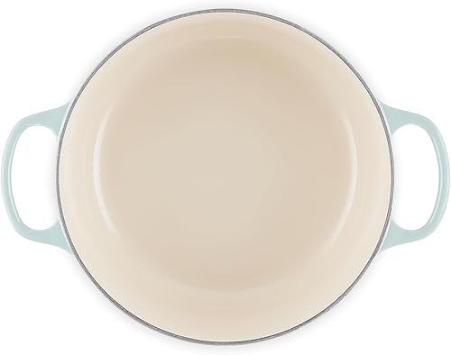 Miniatura 53 de Le Creuset 9 Qt. Signature Horno holandés redondo con pomo de acero inoxidable grabado Artichaut