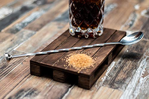 Buddy´s Bar - Barlepel, hoogwaardige barlepel, geschikt voor levensmiddelen, gedraaide steel inclusief stamper, 27 cm… - Image 3