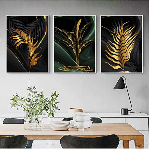Peinture nordique pour habiller un grand mur sans cadre 60x80 cm