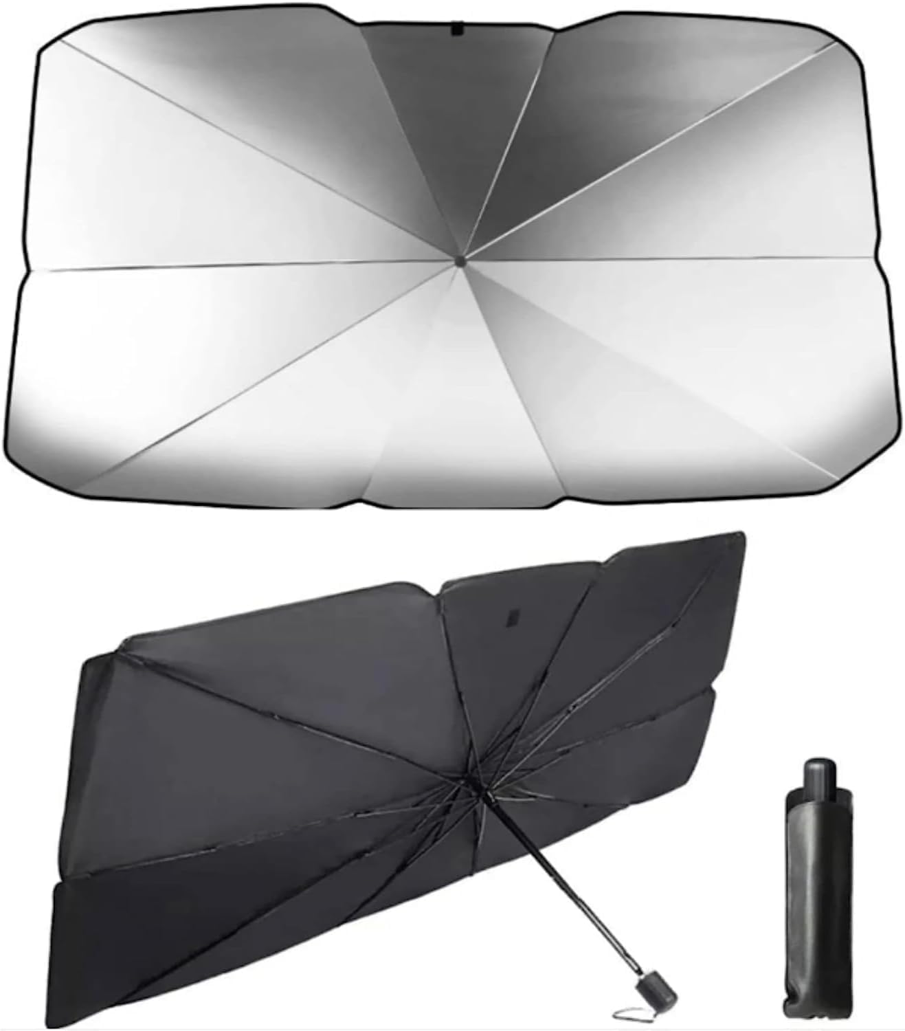 Auto zijruit zonneschermen voor Mitsubishi ASX 2012-2023,UV-bescherming zonnescherm ademende bescherming accessoires,D-5pcs