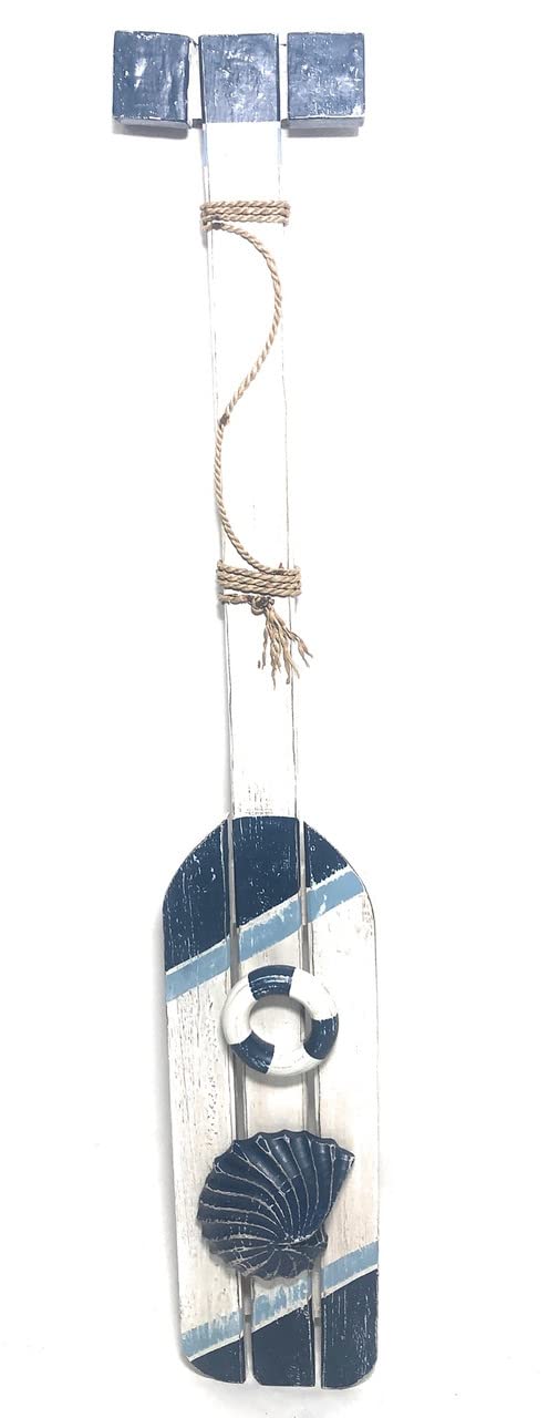 Tikimaster Nautical Hanging Oar w/Slats 40" - Nautical Decor | #snd25012100