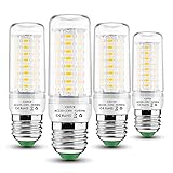 4er pack e27 led mais lampen: Jedes e27 LED licht 72x 5730SMD, 360° abstrahlwinkel, AC220-230V, größe: 30*102mm, aluminium und kunststoffgehäuse, festkörper und stoßfest