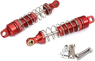 C32122RED Alloy Machined Rear Shocks (2) for Losi 1/18 Mini-T 2.0 (L=70mm)