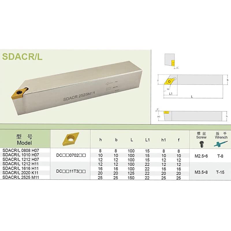 Portaherramientas para torno SDACL2020K11-Left miniatura 3
