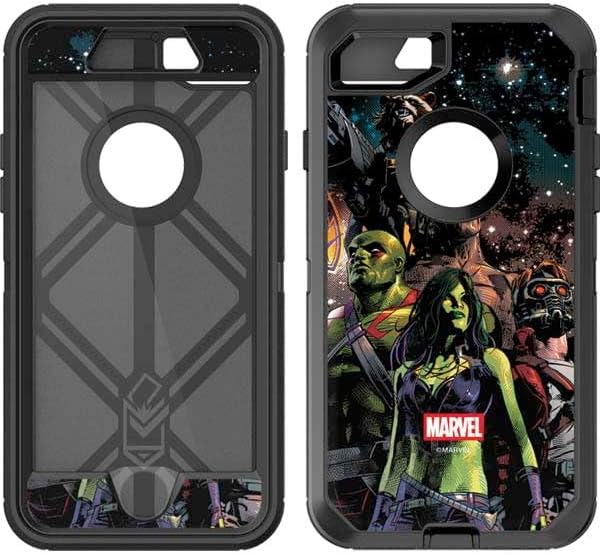 Skinit Decal Phone Skin Compatible with OtterBox Defender iPhone 7 - Officially Licensed Marvel Guardians of The Galaxy Hero Squad Design