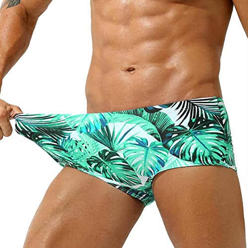 Men's Swim Briefs Bikini Board Surf Boxer Trunks Swimsuits Elastic & Drawstring4