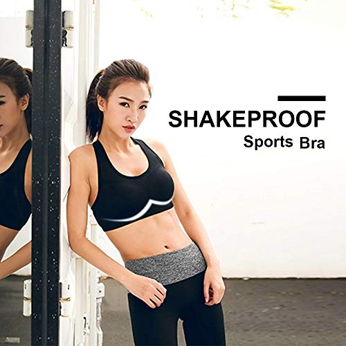 mewmewcat Mulheres Sports Bra Acolchoado Underwired I-Shaped respirável Qucik Dry Running Yoga Gym W