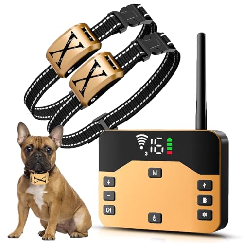 2-in-1-Wireless-Electric-Dog-Fence-3-Dogs-System-Dog-Training-Collar-with-Remote-Wireless-Containment-System-Adjustable-Vibration-Shock-Waterproof-Dogs-Training-Collar-for-All-Dogsfor2do - Cucciolini Doodles   2-in-1-Wireless-Electric-Dog-Fence-3-Dogs-System-Dog-Training-Collar-with-Remote-Wireless-Containment-System-Adjustable-Vibration-Shock-Waterproof-Dogs-Training-Collar-for-All-Dogsfor2do