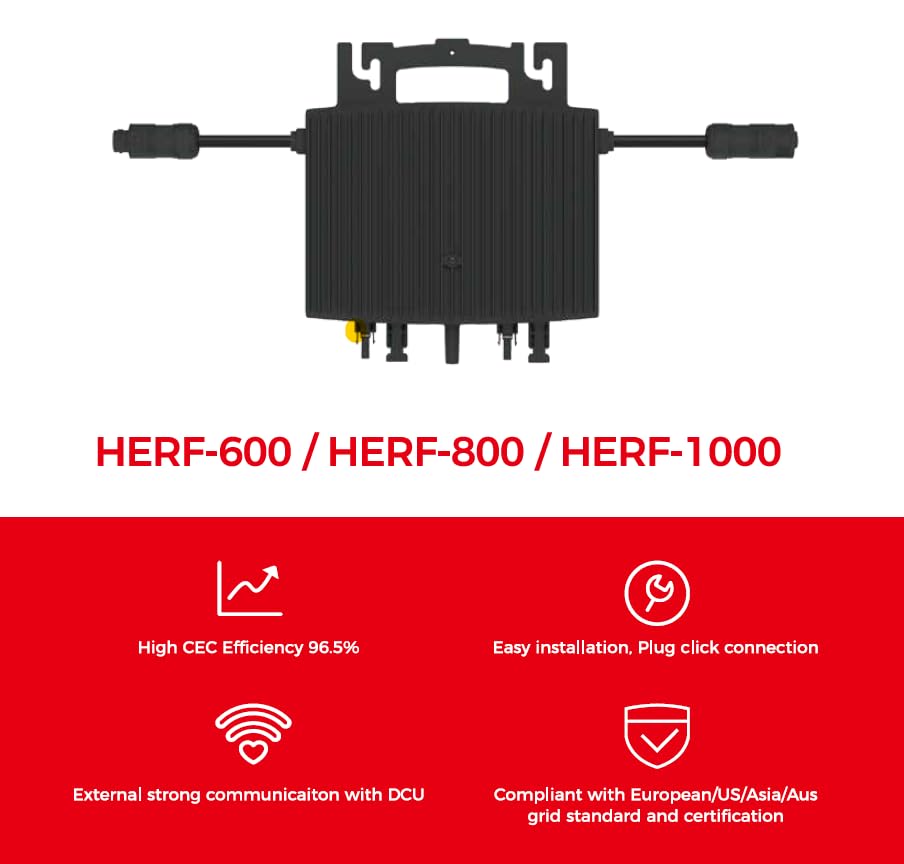 MAPLES KIT PANNELLO SOLARE DA BALCONE FOTOVOLTAICO plug&play 800w IMPIANTO COMPLETO INVERTER E 2 PANNELLI - DCU HERF INCLUSA - 880W POTENZA PANNELLI BLACK
