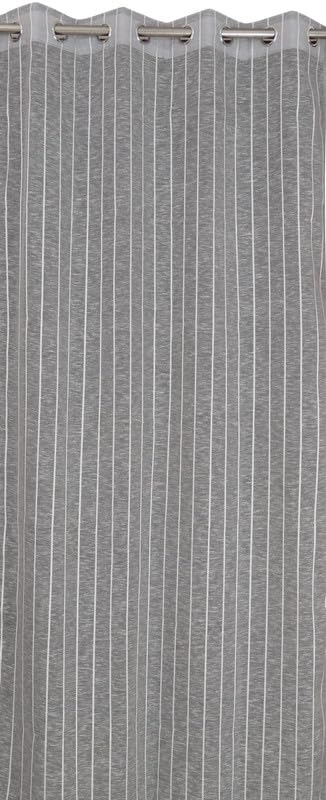 Image of Exporthub Sheer Linen Cotton Curtains for Window 5 Feet Set of 1 Pc, Grey - Light Filtering Breathable Fabric Drapes for Living Room & Bedroom (EHSPR055 54 1)