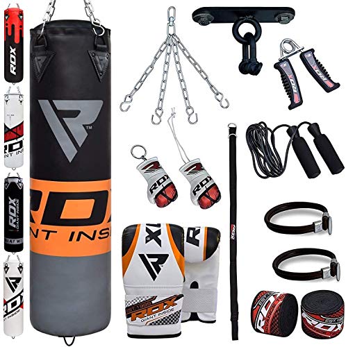RDX MMA Gants d'entraînement, Maya Hide Cuir, Kara Mitaines Boxe