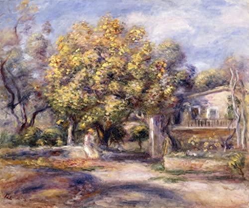 Tableau à Cagnes par Renoir décoration chambre vintage