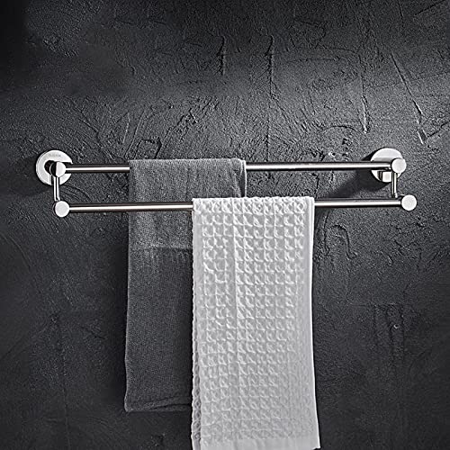 Porte-serviettes double peu encombrant pour optimiser la salle de bain - 6
