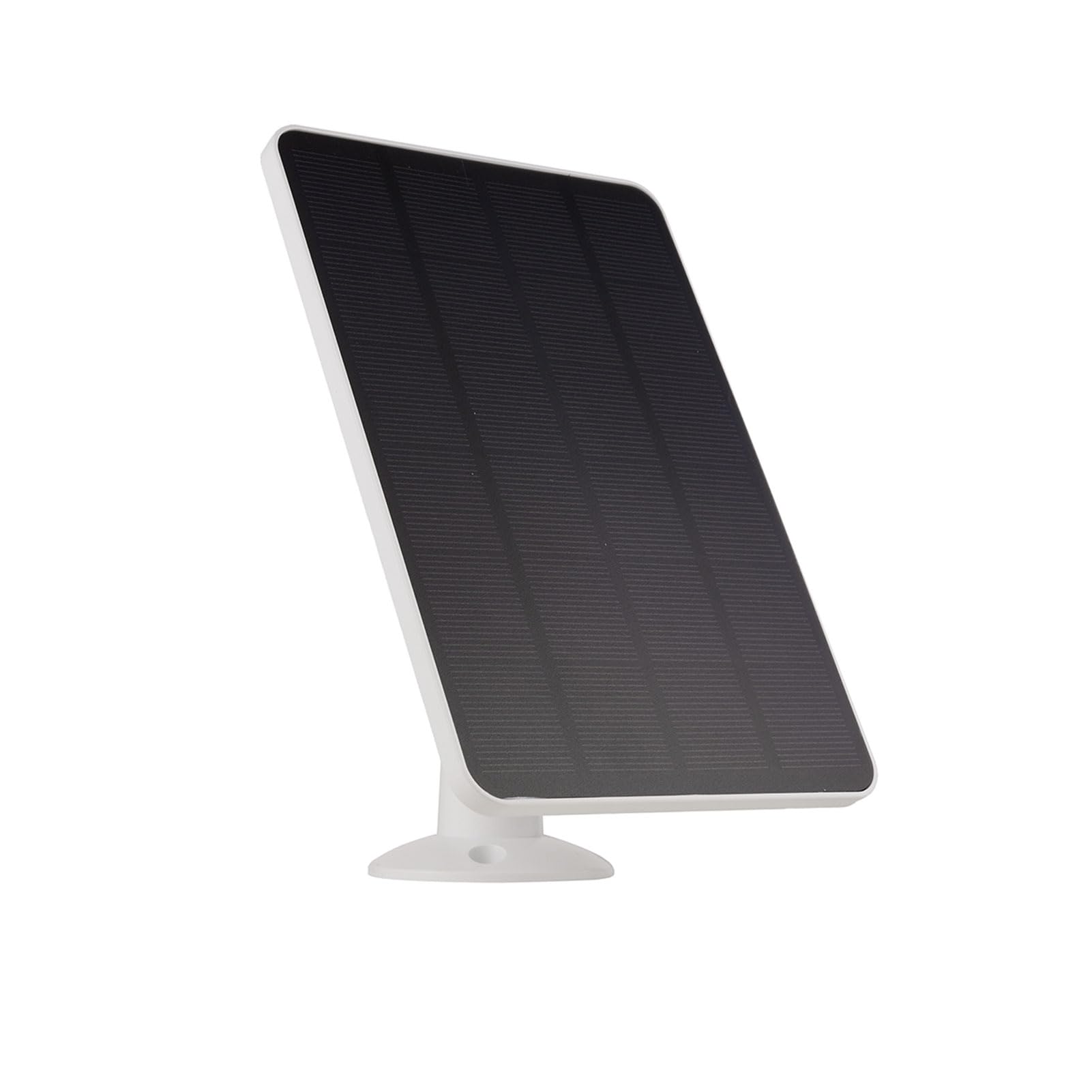 AMONIDA Lot de 4 Chargeurs de Panneau Solaire Haute efficacité 5 W pour Caméra de sécurité Arlo Pro 6 XL, Panneau D'alimentation Extérieur Résistant aux Intempéries IP65, adapté pour la Surveillance à