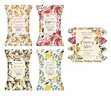 Beauty Concepts Facial Wipe Set- 4 Packs of Face Wipes, Makeup Removing Wipes with Coconut, Lemon &...