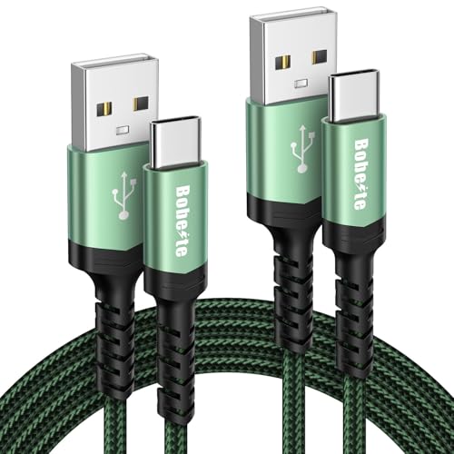【Materiali Premium & Durevole】Intrecciata in nylon fornisce una protezione aggiuntiva per evitare di danneggiare il cavo USB C quando piegato. La robusta giacca in nylon rende il cavo resistente a più di 10.000 curve. Il connettore senza soluzione di continuità e i contatti dorati garantiscono una conduttività e una stabilità affidabili ed eccezionali. La resistenza integrata di costruito 56KΩ è sicura da caricare e protegge il dispositivo dai danni.
