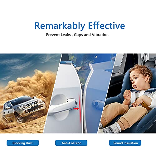 Twd Car Door Edge Guards 32Ft(10M) Universal Fit Rubber U Shape Trim Molding Door Edge Protector Automotive Door Entry Guard White #TOP4