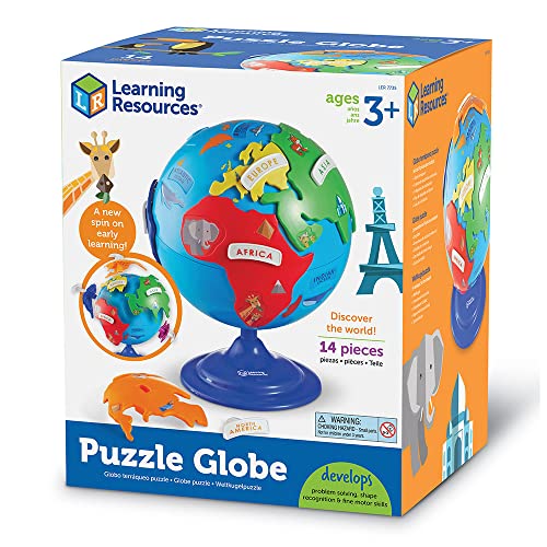 Globo terráqueo infantil interactivo de 20 cm para aprender geografía jugando en casa 5