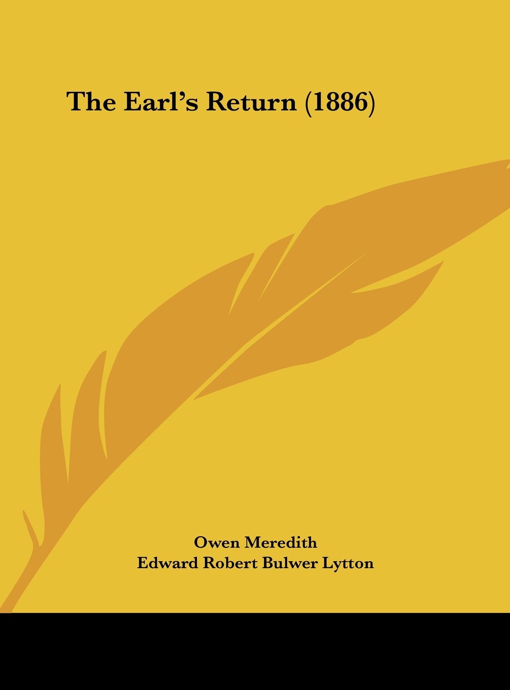 The Earl's Return (1886)