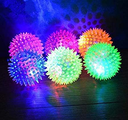 Toms pet mall Dog Squeaky Chew Toys for Aggressive Chewers Dental Teething Cleaning [Non-Toxic Soft Natural Rubber], Cute Crystal Ring Design -4.92 inches (Spike Ball Toy)-Pack of 1 (B09XF5BGHR) Amazon Price History, Amazon Price Tracker