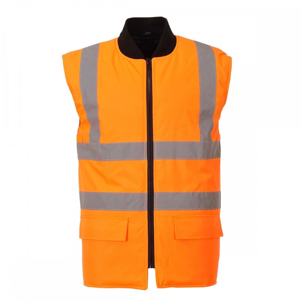 Portwest S468 Ostrzegawcza 4 w 1 Kurtka, Pomaranczowy, Rozmiarowy XXL