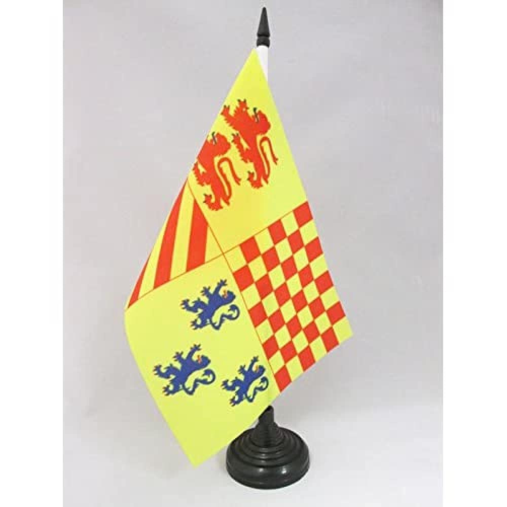 AZ FLAG Corrèze Table Flag 5'' x 8'', French department Office Decoration 100% Polyester 21 x 14 cm