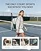 Sucipi Tennis Backpack for Women, Water-Resistant and Machine Washable Tennis Racket Backpack, Lightweight Sports Bag for Pickleball, Badminton