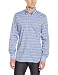 Stone Rose Men's Chambray Stripe Long Sleeve Button Down Shirt