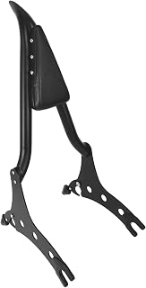 Matte Black 29" Sissy Bar Studded Pad Passenger Backrest Rear Back Rest Fit for Indian Dark Horse Accessories Chieftain Roadmaster Springfield Challenger Vintage Pursuit 2014-2025（Not fit Chief 2021+）