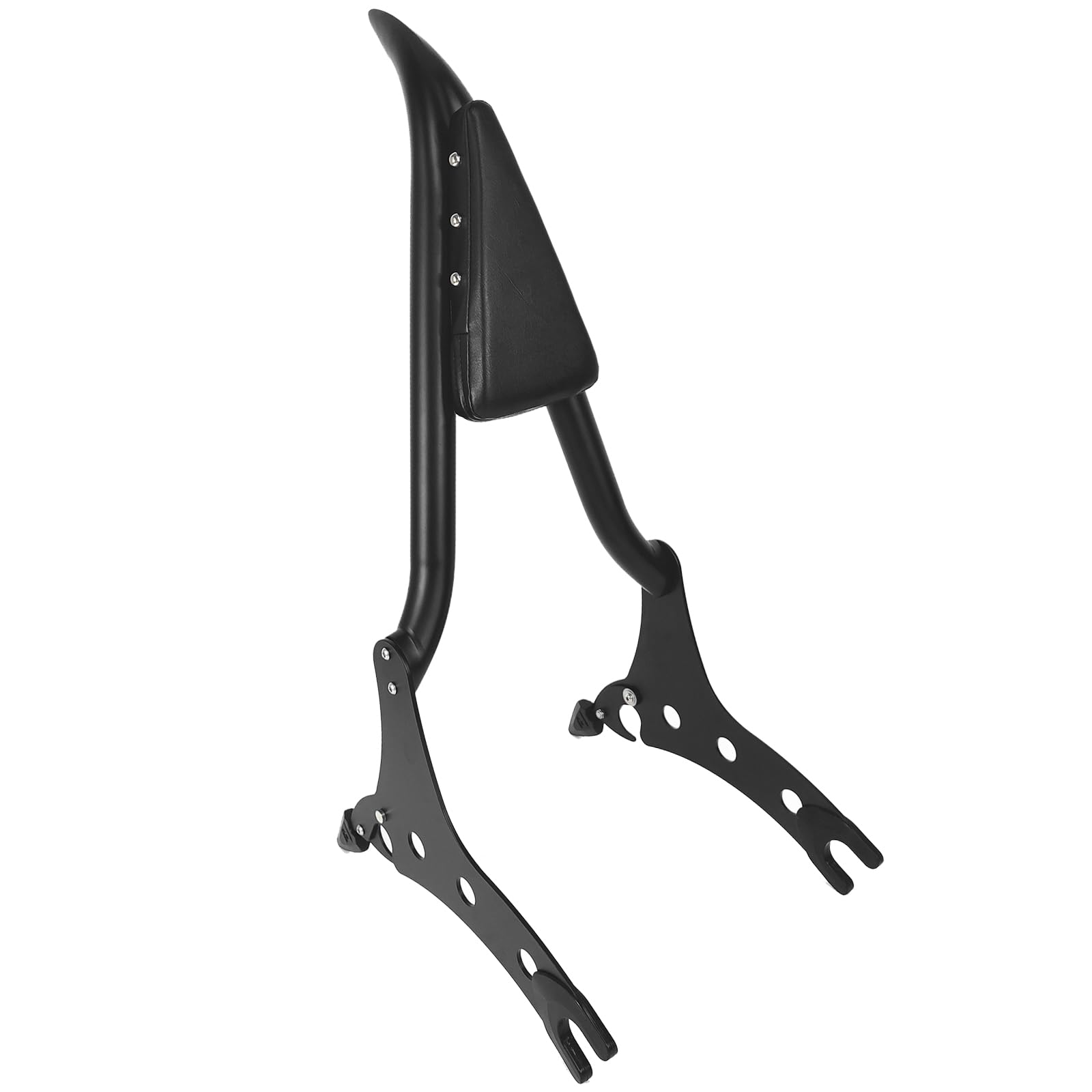 Photo 1 of Matte Black 29" Sissy Bar Studded Pad Passenger Backrest Rear Rest Fit for Indian Dark Horse Accessories Chieftain Roadmaster Springfield Challenger Vintage Pursuit 2014-2024 Matte Black-Studded