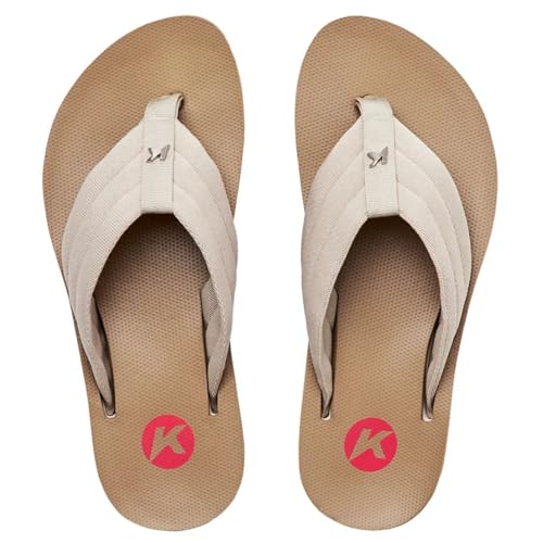 Chinelo Kenner Kyra Pro Comfy Feminino Caqui 38