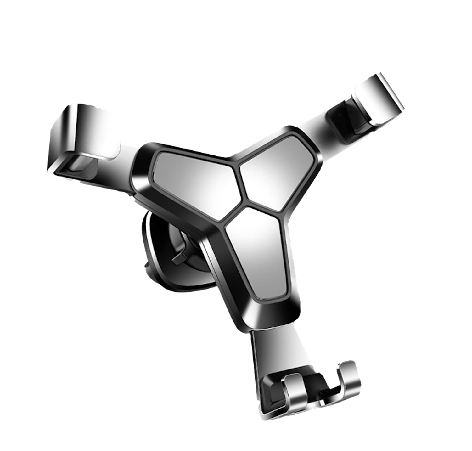 Shamo's Car Phone Holder Vent Mount Universal stand compatible with iPhone 12 12 Pro 12 Pro Max Mini 11 XR X 8 Plus 6 6 Plus | Galaxy | Huawei | Google Pixel | LG etc all phones 4" - 6.9" - Gray