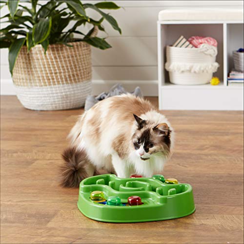Image of Amazon Basics Pet Activity Center and Feeder, Green