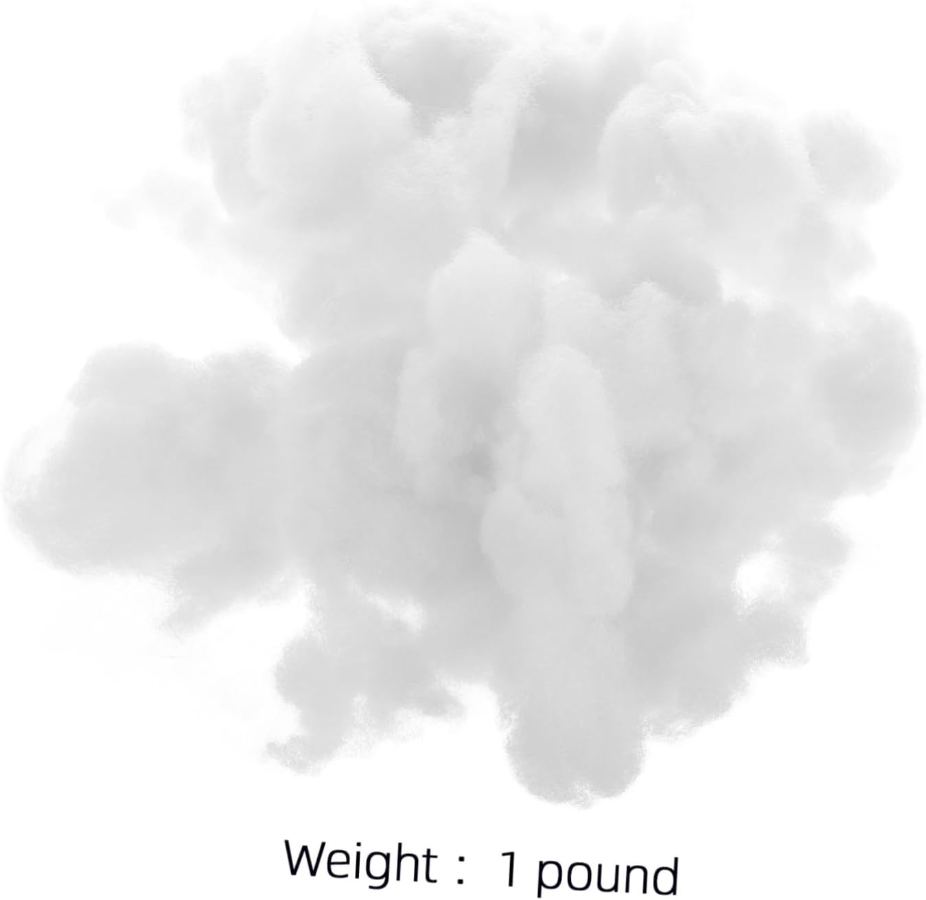 500g Polyester Fill Stuffing for Toys Pillows Cloud Nursery Decor Soft High Elastic Cotton for DIY Projects Quilting Cushion Fill