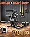 Leg Extension and Curl Machine - 700 LBS Capacity Leg Extension Curl Machine for Home Gym, Hamstring Curl, Hip Thrust & Calf Raise, Heavy-Duty Lower Body Workout Equipment，All Black