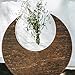 Handcrafted Wooden Ocean Disk, Crescent Moon Shape, Natural Wood Colour, 20 Inch, Sound Healing Meditation Instrument with Ocean Wave Sound Effects, Great for Women (without bag)