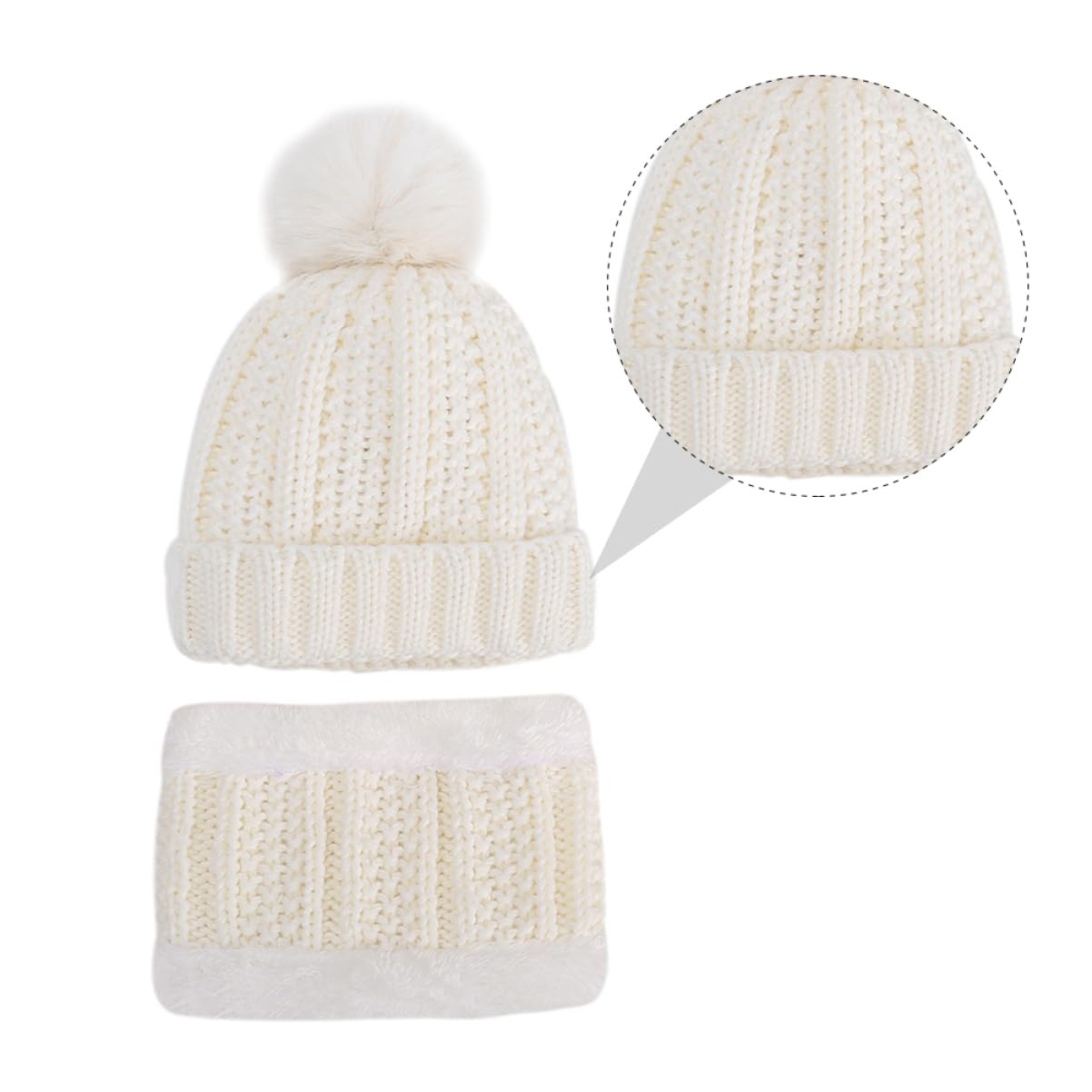 Gorro para niños Traje Infantil Gorro Tejido recién Nacido Sombrero de Invierno Gorro de Papá Noel Trajes de bebé Gorro cálido para bebé. Bufanda Sombreros Acrílico