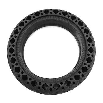 Decdeal for Mijia M365 Scooter Skateboard Tyre Solid Hole Tires Shock Absorber Non-Pneumatic Tyre Damping Rubber Tyres Wheel Practical 8.5in