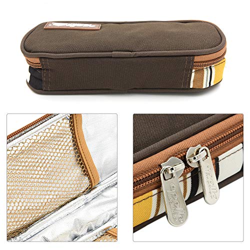 goldwheat Portable Medical Travel Cooler Bag Insulin Cooler Case Diabetic Organizers with 2 Ice Packs - Thumbnail 7