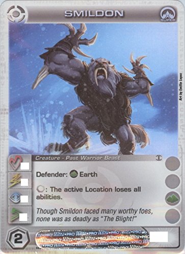 Chaotic SMILDON Super Rare FOIL Creature-Past Warrior Beast Card # S03/026 (Random Stats)