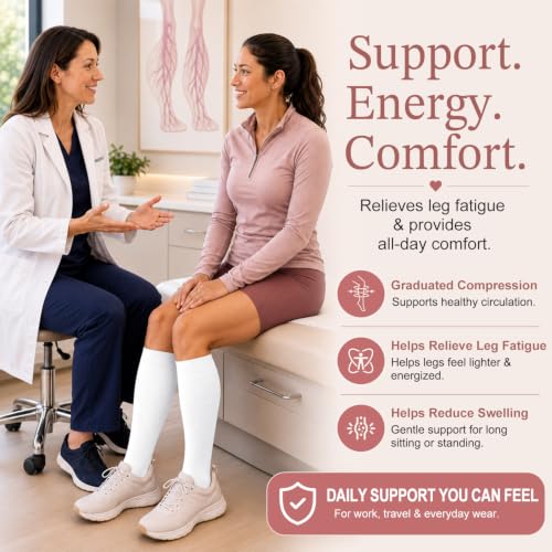 Image of Laite Hebe 4 Pairs-Compression Socks for Women&Men Circulation-Best Support for Nurses,Running,Athletic