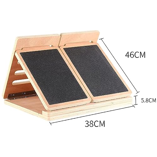 Tabla inclinada de madera ajustable para estirar tobillos miniatura 6