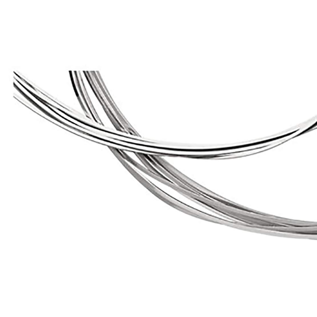 Sterling Silver .925 Round Wire - Half Hard (18 Gauge 10 Feet)